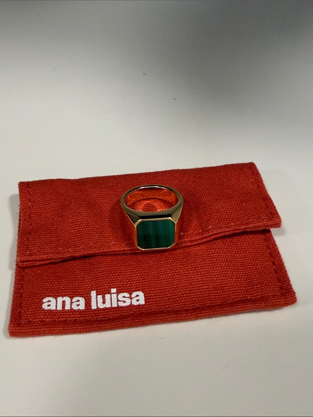 Ana Luisa Square Signet Ring - Michelle Signet